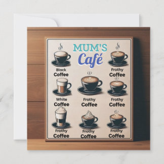 Carte postale Café de maman