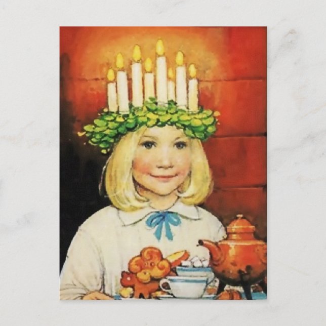 Carte Postale « Café de Noël » par Jenny Nystrom (Devant)