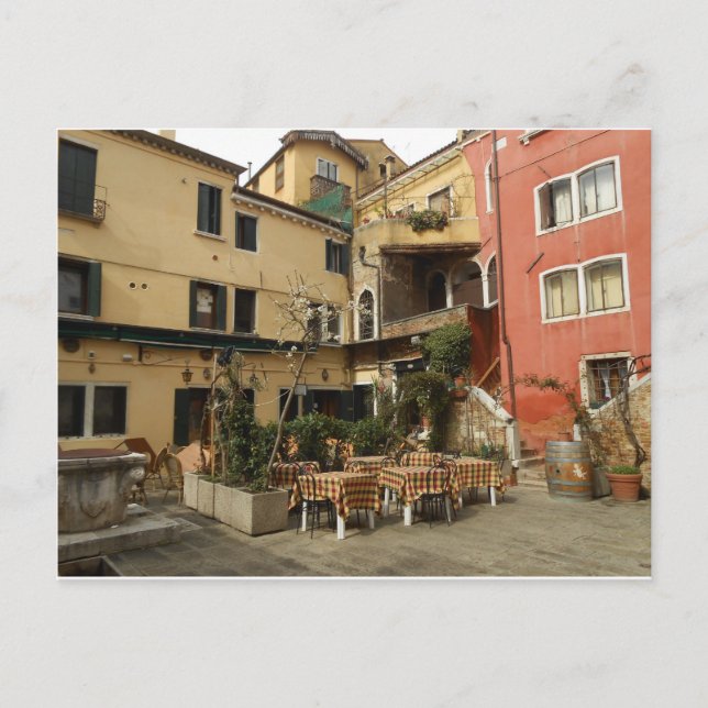 Carte Postale Café de Venise (Devant)