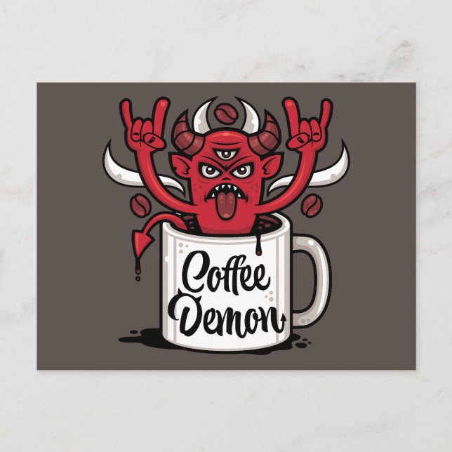 Carte Postale Café Demon (Devant)