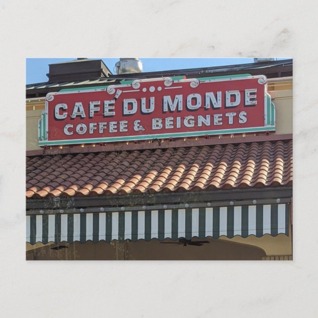 Carte postale Cafe Du Monde Beignet (Devant)
