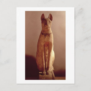 Carte Postale Café d'un chat protégé par la déesse Bastet (p
