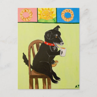 Carte Postale Café et Crullers II