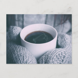 Carte Postale Café et mitt