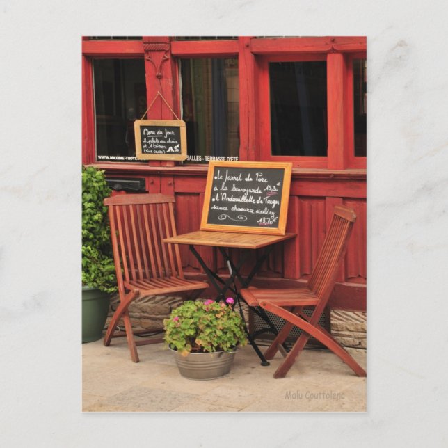 Carte postale Café Français (Devant)