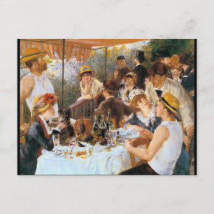 Carte Postale Café français vintage de barre