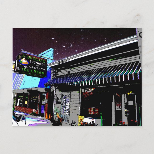 Carte Postale Café italien Brocato (Devant)