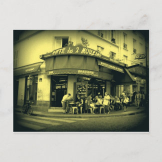 Carte Postale Café Le Deux Moulain