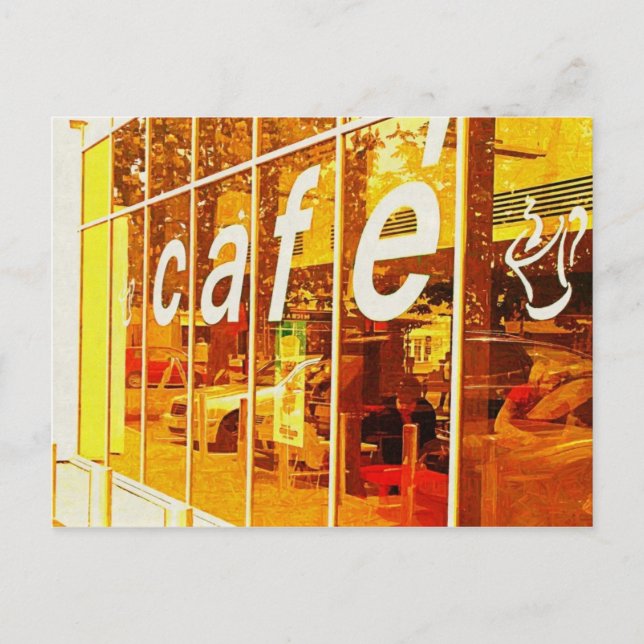 Carte Postale Café Life (Devant)