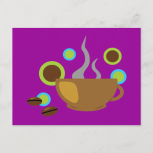 Carte Postale Café Pop Art