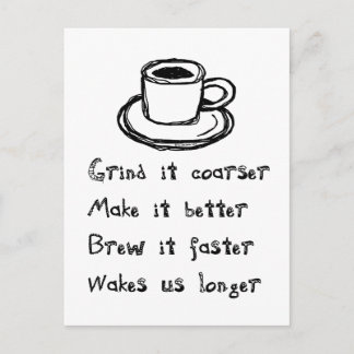 Carte postale Café Punk
