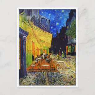 Carte Postale Café Terrasse à la nuit par Van Gogh