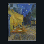 Carte Postale Café Terrasse à la nuit par Vincent van Gogh<br><div class="desc">Café Terrasse le soir. Peint en 1888 par Vincent van Gogh. Cette image est du domaine public.</div>