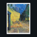 Carte Postale Café Terrasse à la nuit par Vincent Van Gogh<br><div class="desc">Café Terrasse de Vincent van Gogh à la nuit (1888)</div>