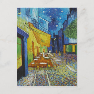 Carte Postale Café Terrasse En soirée par Vincent Van Gogh