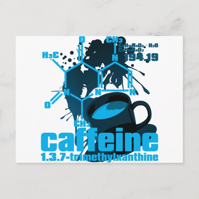 Carte Postale Caféine (Devant)