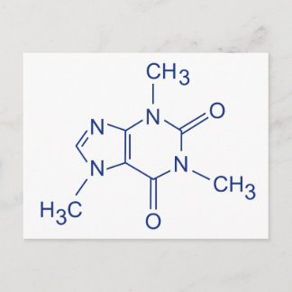 Carte Postale Caféine