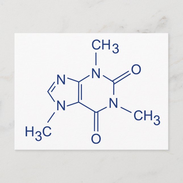 Carte Postale Caféine (Devant)