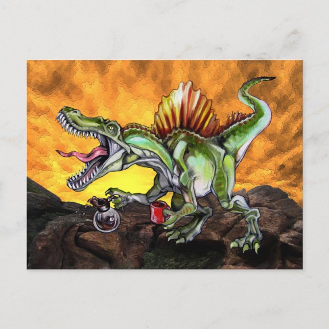 Carte Postale Caffeinosaure (Devant)