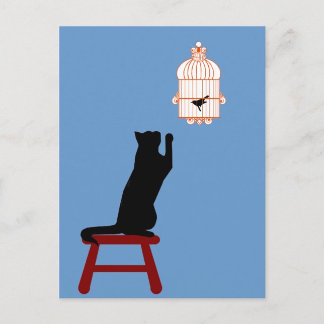 Carte Postale Cage doré (Devant)
