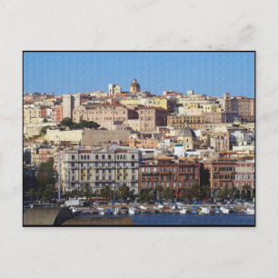 Carte Postale Cagliari, Sardaigne, Italie (Effet Toile)