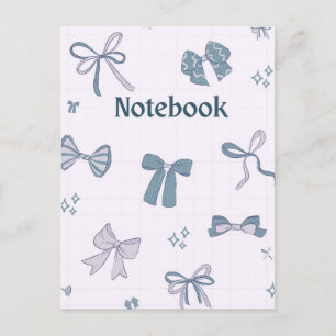 Carte Postale Cahier d'art en ligne floral élégant Bota minima