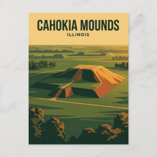 Carte Postale Cahokia Mounds Illinois