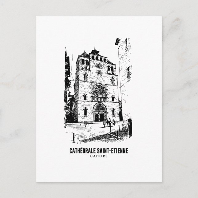 Carte Postale Cahors  Cathedrale SaintEtienne  Affiche Art Sacre (Devant)