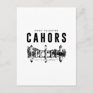 Carte Postale Cahors  Cite Medievale  Affiche Vintage Patrimoine