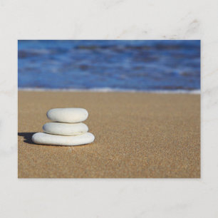 Carte Postale Cairn sur le sable