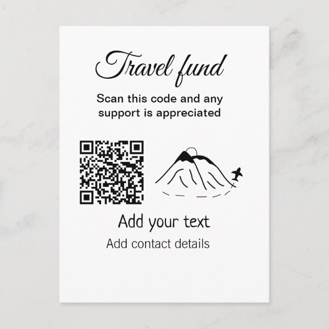 Carte Postale Caisse de voyage donation lune de miel ajouter un  (Devant)
