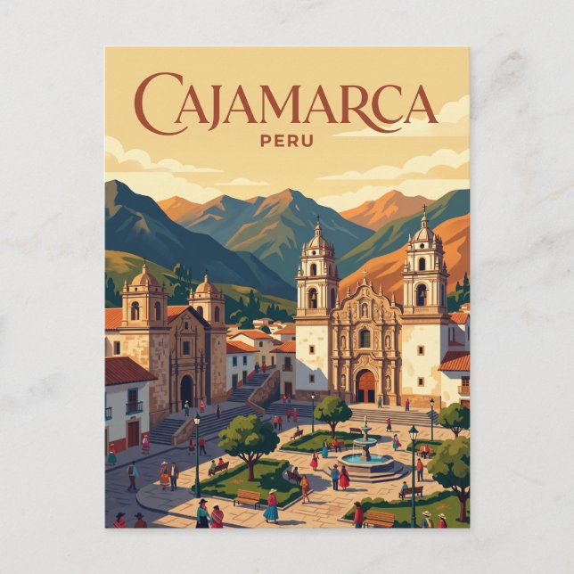 Carte Postale Cajamarca, Pérou Pérou (Devant)
