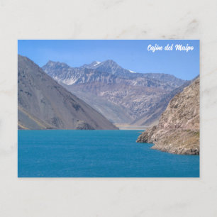 Carte Postale Cajón del Maipo, Embalse El Yeso, Chili