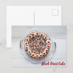Carte Postale Cake de Black Forest