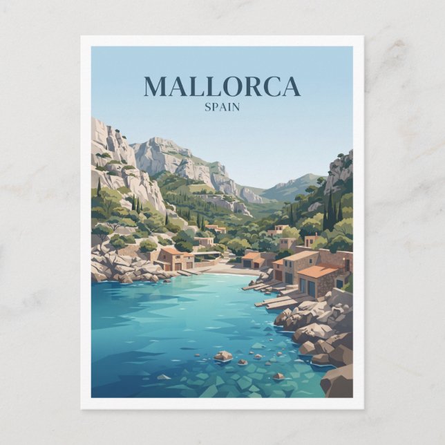 Carte Postale Cala Deià Espagne Souvenir (Devant)