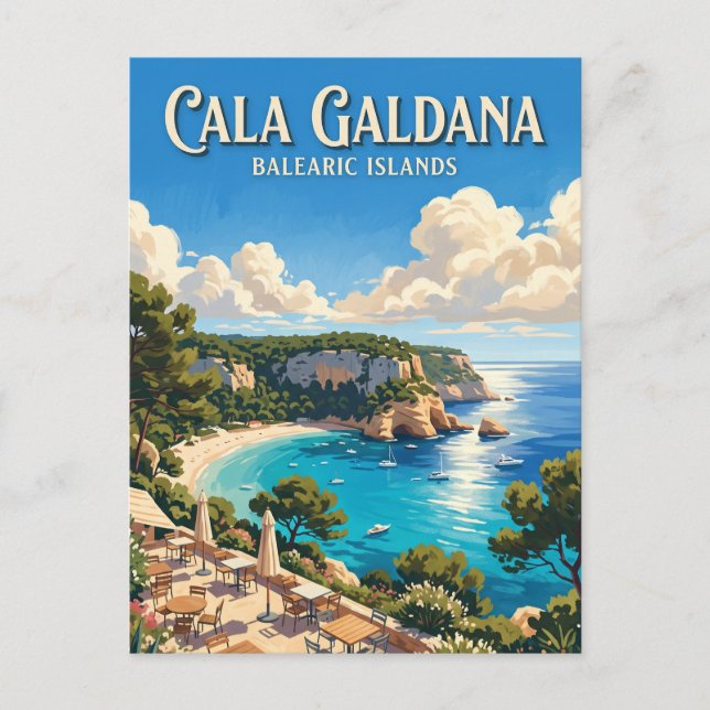 Carte Postale Cala Galdana Espagne (Devant)