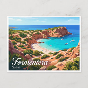 Carte Postale Cala Saona Formentera Espagne