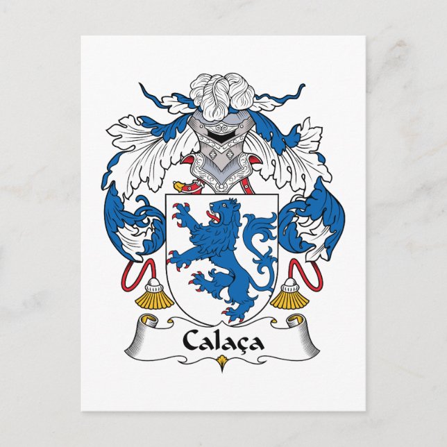 Carte Postale Calaca Family Crest (Devant)