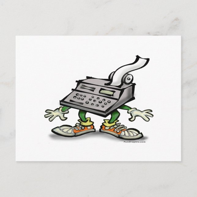 Carte Postale Calculatrice (Devant)