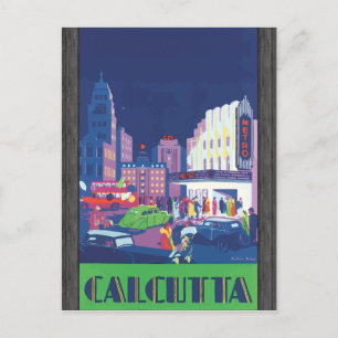 Carte Postale Calcutta, Vintage