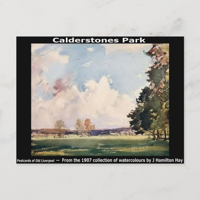 Carte Postale Calderstones Park, Allerton, Liverpool. (Devant)
