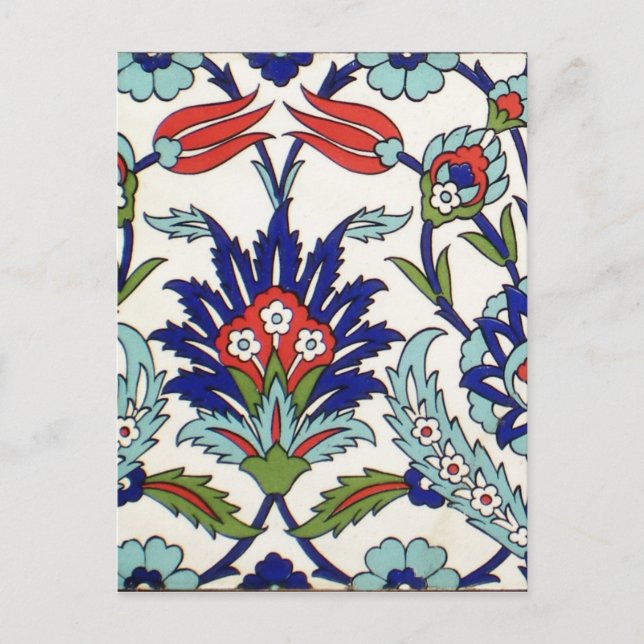 Carte postale calendrier 2012 tuile turque (Devant)