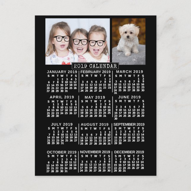 Carte Postale Calendrier 2019 (Voir la description pour la nouve (Devant)