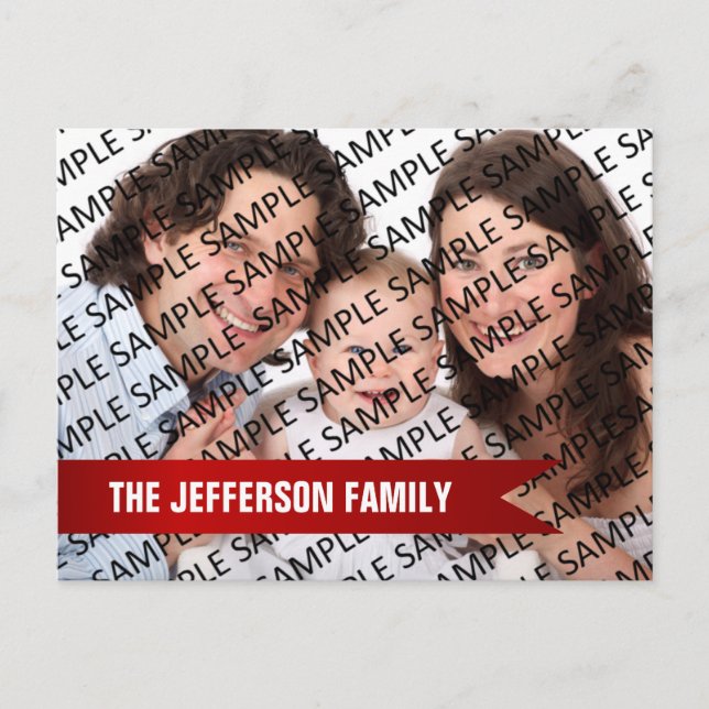 Carte Postale Calendrier annuel 2024 avec modèle pour photo de f (Devant)