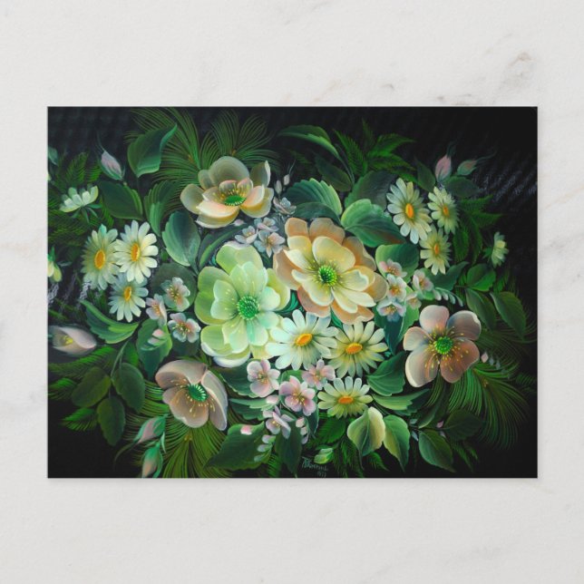 Carte Postale Calendrier de poche Floral 2012 (Devant)