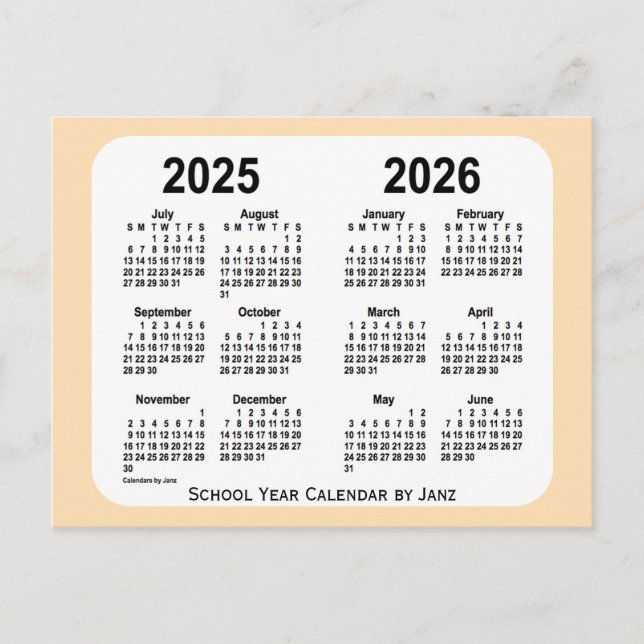 Carte Postale Calendrier des mini-écoles de blé 2025-2026 par Ja (Devant)