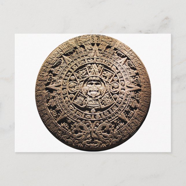 Carte Postale Calendrier MAYAN 21 décembre 2012 (Devant)