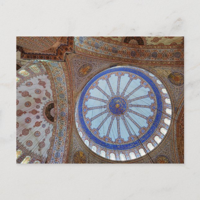 Carte postale Calendrier Mosquée bleue 2012 (Devant)