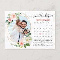 Calendrier photo Pastel Blush Pink Enregistrer la