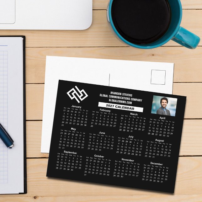 Carte Postale Calendrier Professionnel sur Mesure 2027 pour Entr (Créateur téléchargé)